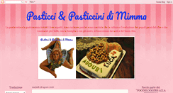 Desktop Screenshot of pasticciepasticcini-mimma.blogspot.com