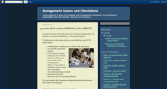 Desktop Screenshot of gamesformanagement.blogspot.com