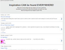 Tablet Screenshot of katsdailyinspiration.blogspot.com