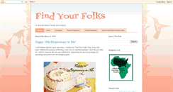 Desktop Screenshot of findyourfolks.blogspot.com