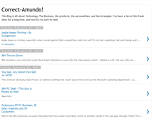 Tablet Screenshot of correct-amundo.blogspot.com