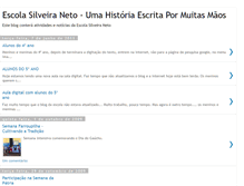 Tablet Screenshot of escolasilveiraneto.blogspot.com
