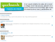 Tablet Screenshot of igualemente.blogspot.com