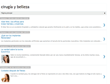 Tablet Screenshot of mujerycirugia.blogspot.com
