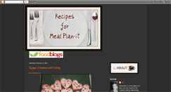 Desktop Screenshot of mealplan-itrecipes.blogspot.com