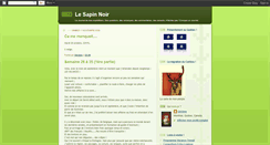 Desktop Screenshot of lesapinnoir.blogspot.com