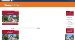 Desktop Screenshot of managehome-nk.blogspot.com