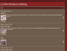 Tablet Screenshot of fivemonkeyquilts.blogspot.com