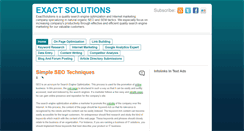 Desktop Screenshot of exactsolutionz.blogspot.com