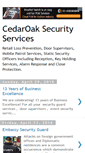 Mobile Screenshot of cedaroaksecurity.blogspot.com