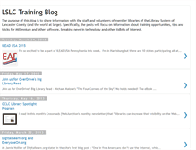 Tablet Screenshot of lslctraining.blogspot.com