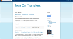 Desktop Screenshot of ironontshirttransfers.blogspot.com