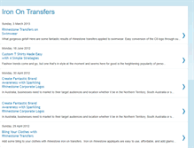 Tablet Screenshot of ironontshirttransfers.blogspot.com