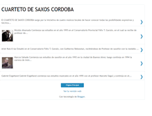 Tablet Screenshot of cuartetodesaxoscordoba.blogspot.com