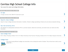 Tablet Screenshot of chscollegecenter.blogspot.com