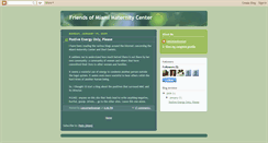 Desktop Screenshot of friendsofmiamimaternitycenter.blogspot.com