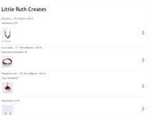 Tablet Screenshot of littleruthcreations.blogspot.com
