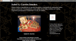 Desktop Screenshot of isabelcarrion.blogspot.com
