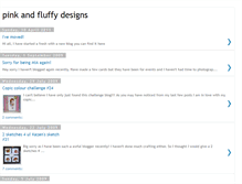 Tablet Screenshot of pinkandfluffydesigns.blogspot.com