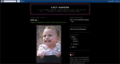 Desktop Screenshot of lucyhanson.blogspot.com