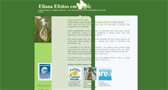 Desktop Screenshot of elianalicamontagensefeitos.blogspot.com