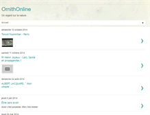 Tablet Screenshot of ornithonline.blogspot.com