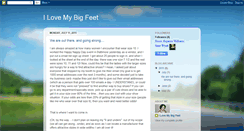 Desktop Screenshot of ilovemybigfeet.blogspot.com