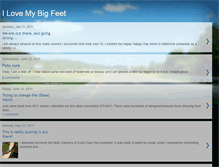 Tablet Screenshot of ilovemybigfeet.blogspot.com