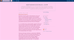 Desktop Screenshot of abfabweddings.blogspot.com