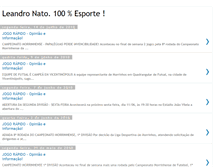 Tablet Screenshot of leandronato100esporte.blogspot.com