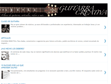 Tablet Screenshot of guitarracreativa.blogspot.com