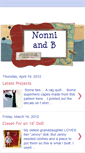 Mobile Screenshot of nonni-and-b.blogspot.com