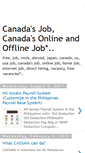 Mobile Screenshot of canadasjob.blogspot.com