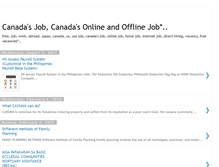 Tablet Screenshot of canadasjob.blogspot.com