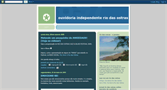 Desktop Screenshot of ouvidoriariodasostras.blogspot.com
