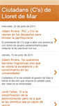 Mobile Screenshot of ciudadanoslloret.blogspot.com