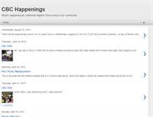 Tablet Screenshot of collinsvillebaptist.blogspot.com