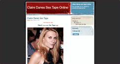 Desktop Screenshot of clairedanessextapekuts.blogspot.com