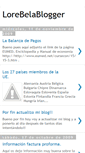 Mobile Screenshot of lorebelablogger.blogspot.com
