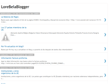 Tablet Screenshot of lorebelablogger.blogspot.com