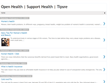 Tablet Screenshot of health-open.blogspot.com