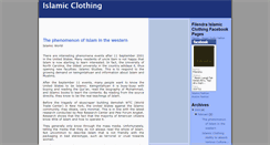 Desktop Screenshot of clothingislam.blogspot.com