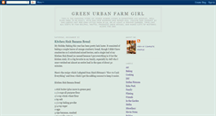 Desktop Screenshot of greenurbanfarmgirl.blogspot.com