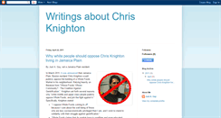 Desktop Screenshot of aboutchrisknighton.blogspot.com