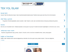 Tablet Screenshot of allahinyolu.blogspot.com