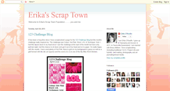 Desktop Screenshot of erikasscraptown.blogspot.com