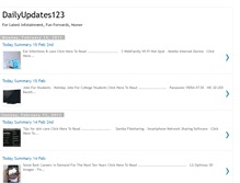 Tablet Screenshot of dailyupdates123.blogspot.com