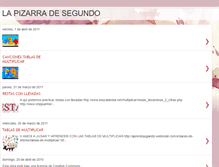 Tablet Screenshot of lapizarradeprimero.blogspot.com