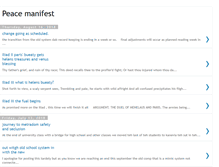 Tablet Screenshot of peacemanifest.blogspot.com