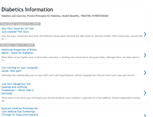 Tablet Screenshot of diabetics-blog.blogspot.com